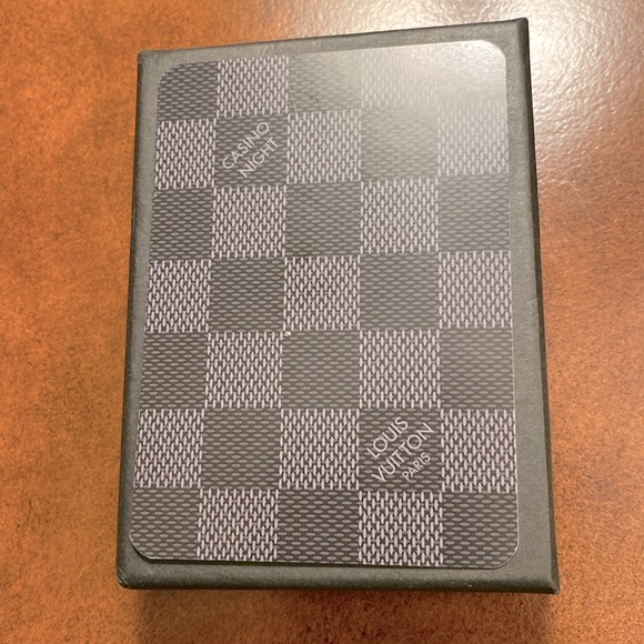 Louis Vuitton Other - LOUIS VUITTON Damier Playing Cards w/Box Authentic-New Rare